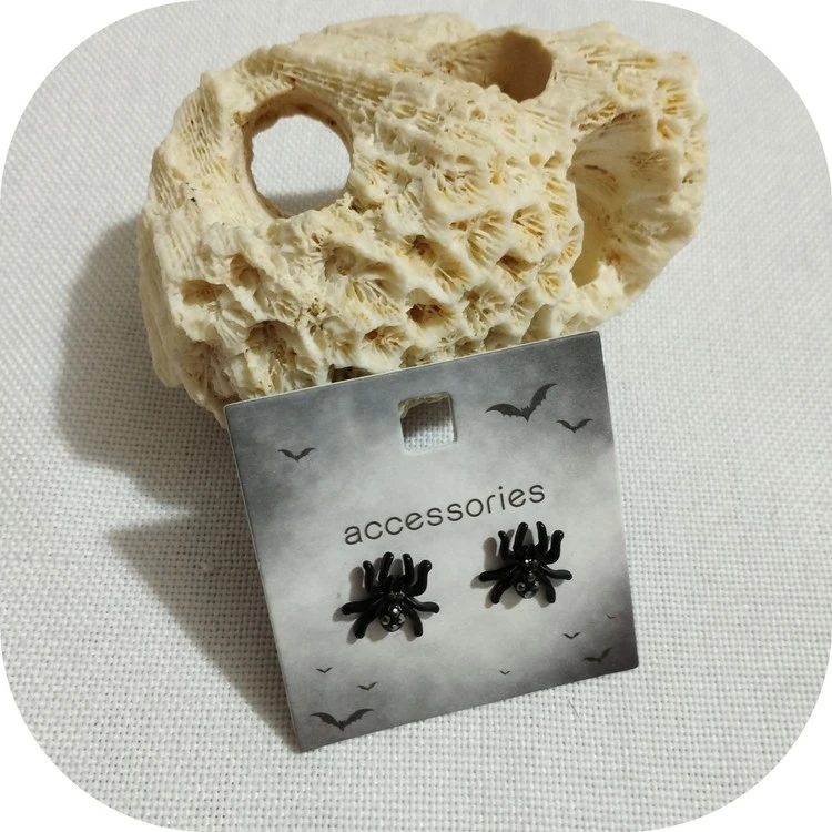 گوشواره هالووینی طرح عنکبوت برند accessories
