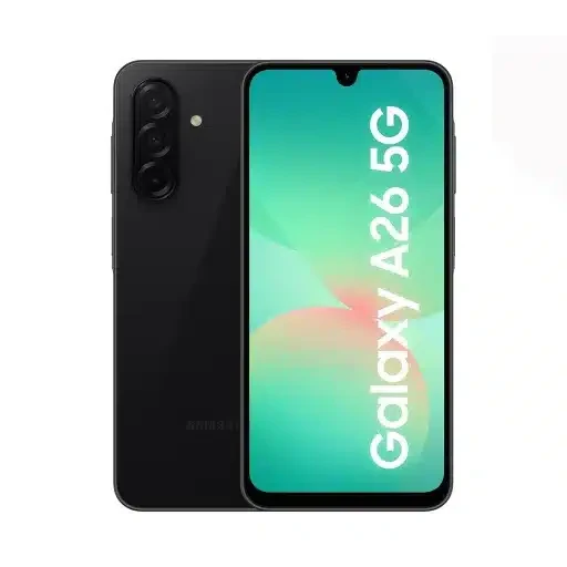 گوشی موبايل سامسونگ Galaxy A26 5G ظرفیت 256 گیگابایت رم 8 گیگابایت – مشکی