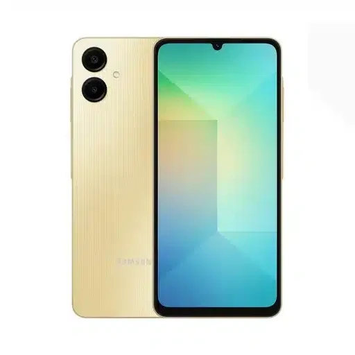 گوشی موبایل سامسونگ مدل Galaxy A06 ظرفیت 64 گیگابایت رم 4 گیگابایت – طلایی