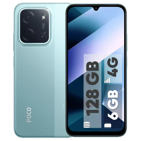 گوشی موبایل شیائومی مدل Poco C85 4G دو سیم کارت ظرفیت 128 گیگابایت و رم 6 گیگابایت