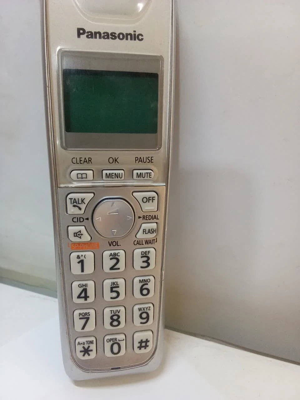 گوشی یدکی فقط دستی تلفن پاناسونیک مدل KX TGA106 استوک