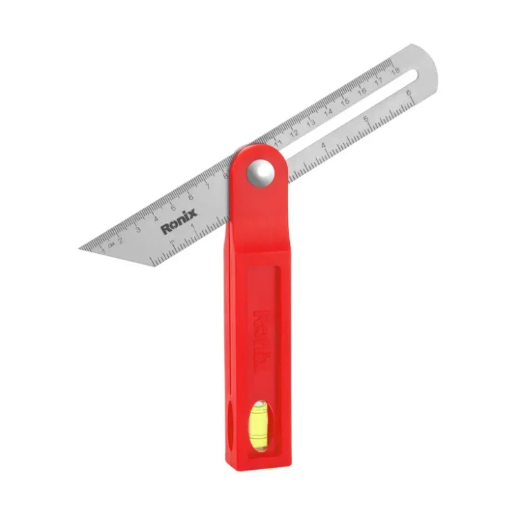 گونیای تاشو رونیکس مدل RH-9791 سایز 20 سانت تراز دار