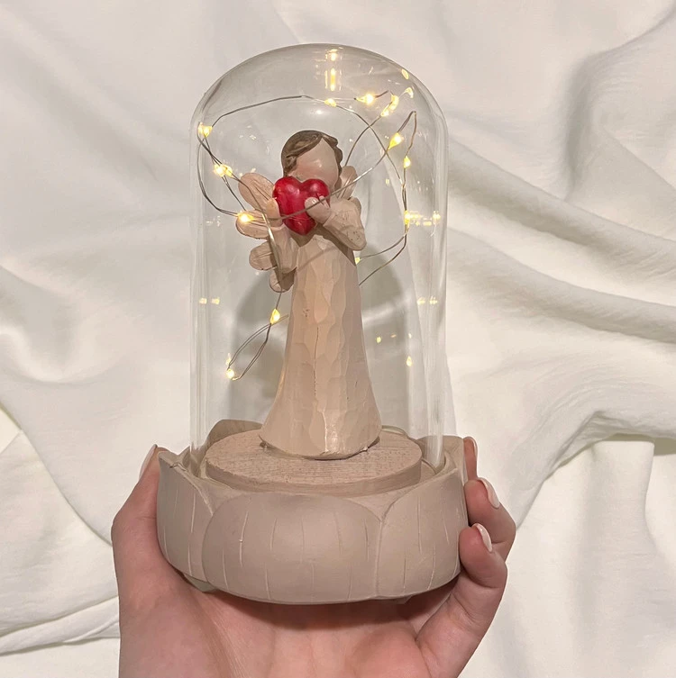 گوی فرشته چراغ‌دار سایز بزرگ