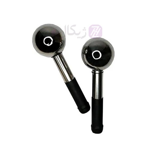 گوی یخی فلزی رنگ طلای و نقره ای در 2 رنگ