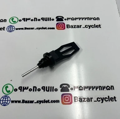 گژ روغن فلزی اسپرت مشکی موتورسیکلت