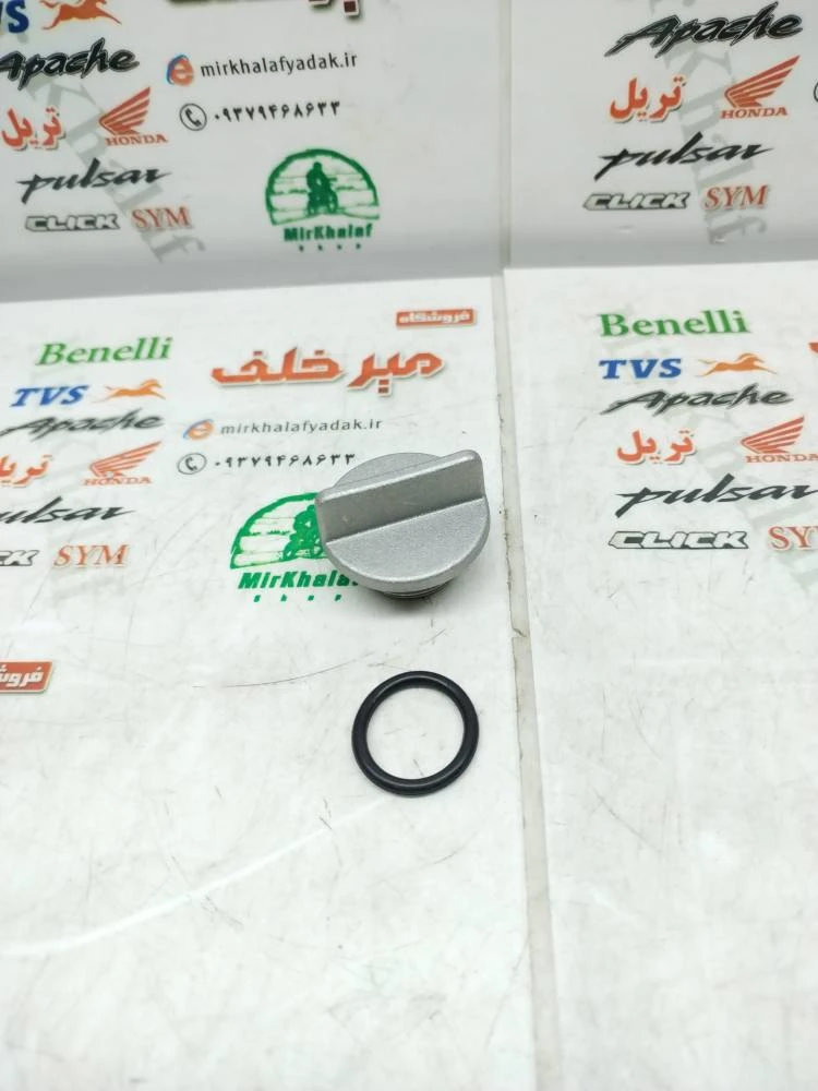 گژ (گیج) روغن موتور بنلی 150 و 250 تک سیلندر و 300 دوسیلندر و ریس و تریل روان (نقره ای) درجه 1