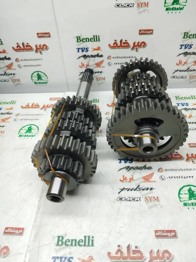 گیربکس کامل موتور sym گالکسی na و nh و لوکی 185 lucky vf3 اصلی
