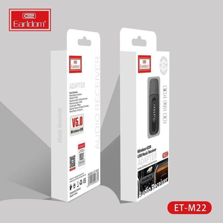 گیرنده بلوتوثی موزیک ارلدام مدل M22