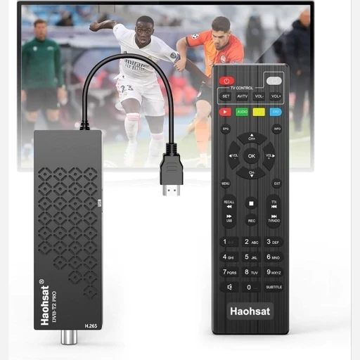 گیرنده دیجیتال 4k فول HD وایفا دار برندhaohsat اورجینال امازون المان