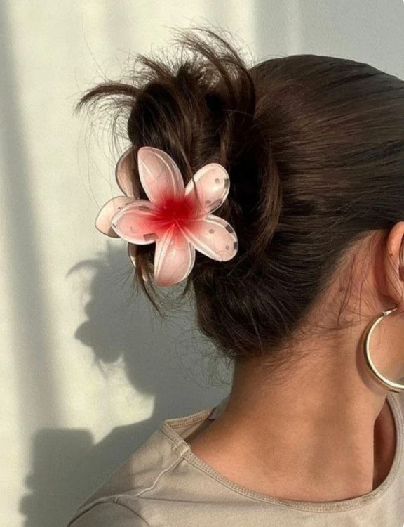 گیره مو و کلیپس گل پلومریا Plumeria وارداتی