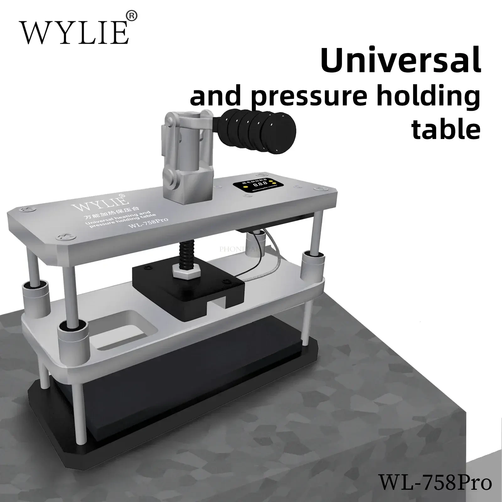 گیره پرس حرارتی یونیورسال WYLIE مدل WL-758 PRO