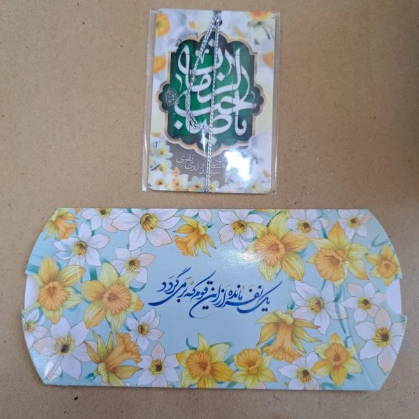 گیفت 10عددی پک جعبه کتابی و آویزمهدوی