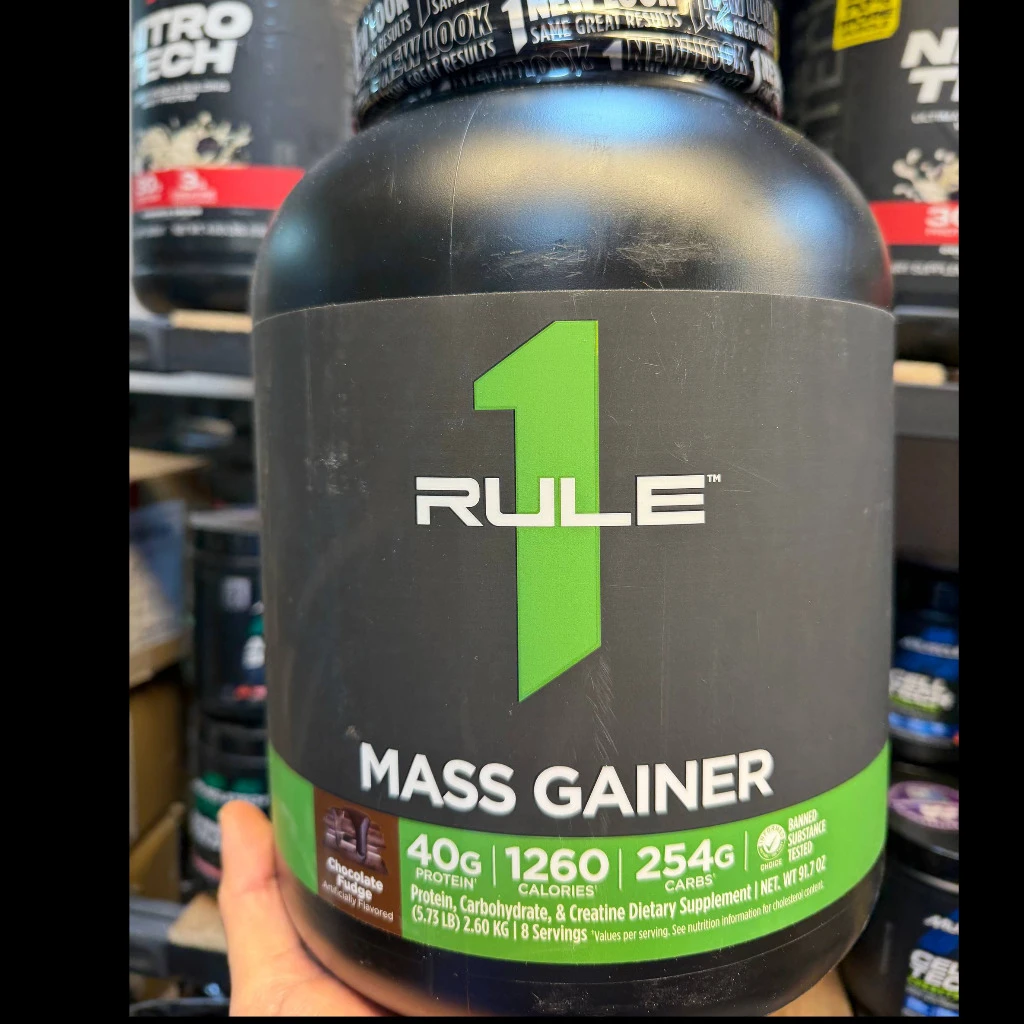 گینر رول وان مس گینر (Rule 1 R1 Mass Gainer) - وزن: 2.60 کیلوگرم (5.73 پوند)