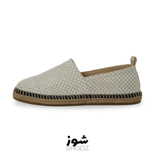 گیوه زارا شطرنجی سفید مردانه