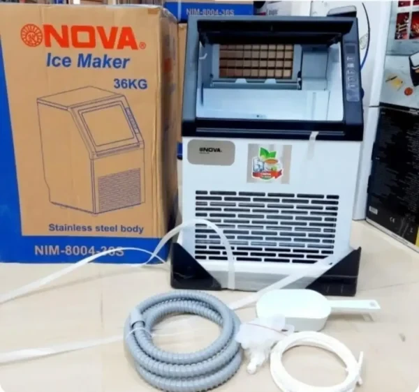 یخ ساز نووا مدل NIM-8004 ظرفیت ۳۶ کیلویی