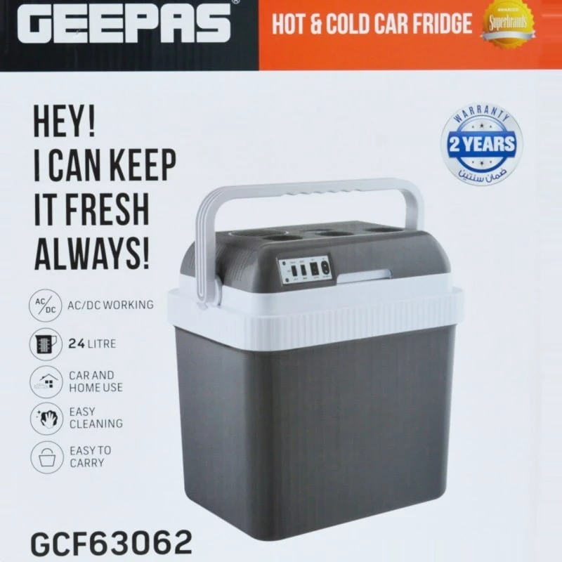 یخچال سرد و گرم خودرو جیپاس مدل GCF63062 ا Geepas 24.0 L Hot And Cold Car Fridge