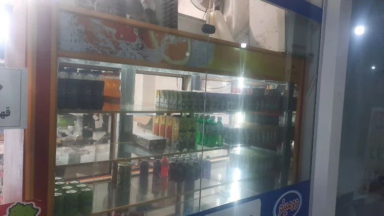 یخچال سوپرمارکت موتور بالا دو بر برند دانفوس