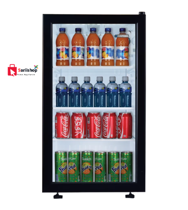 یخچال شوکیس درب شیشه ای ایستکول 5 فوت مدل 4294