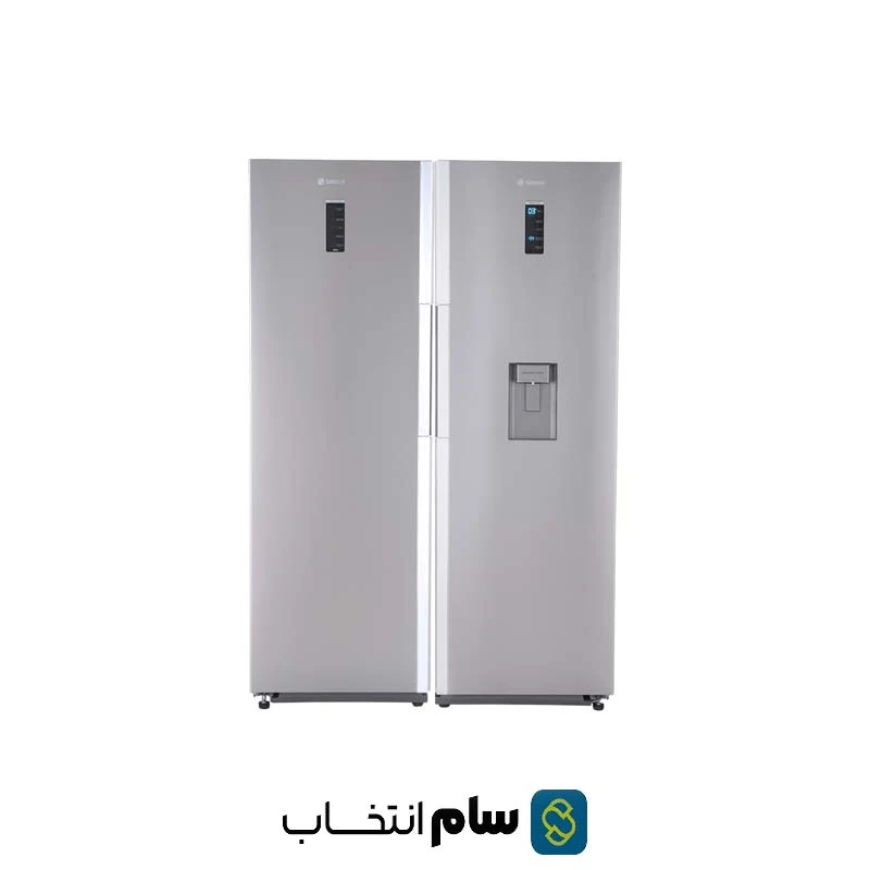 یخچال فریزر دو قلو اسنوا مدل هایپر SFDi/SRDi-M210-SS