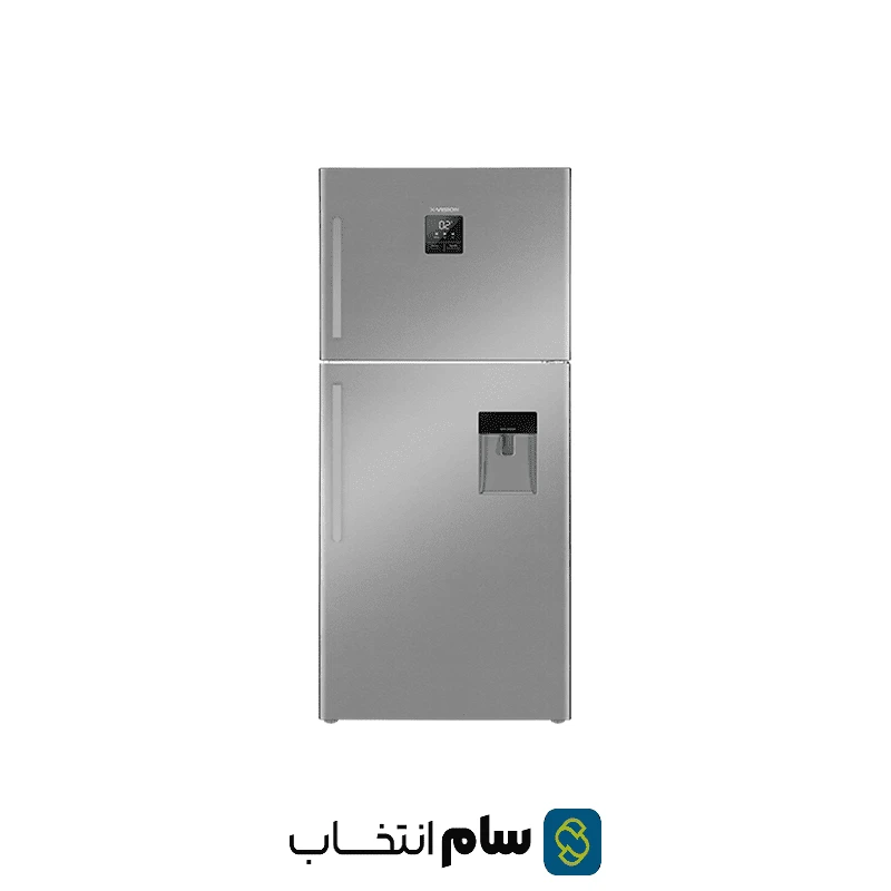یخچال و فریزر ایکس ویژن مدل TT580-AMD