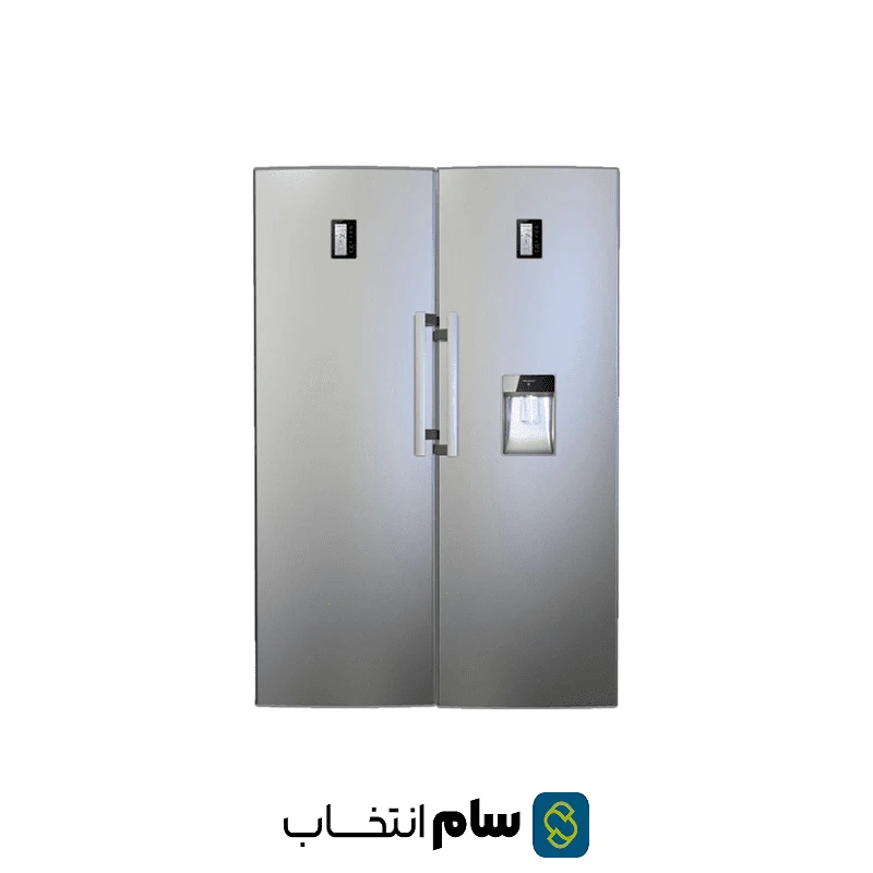 یخچال و فریزر دو قلو اسنوا مدل S6-0190TI