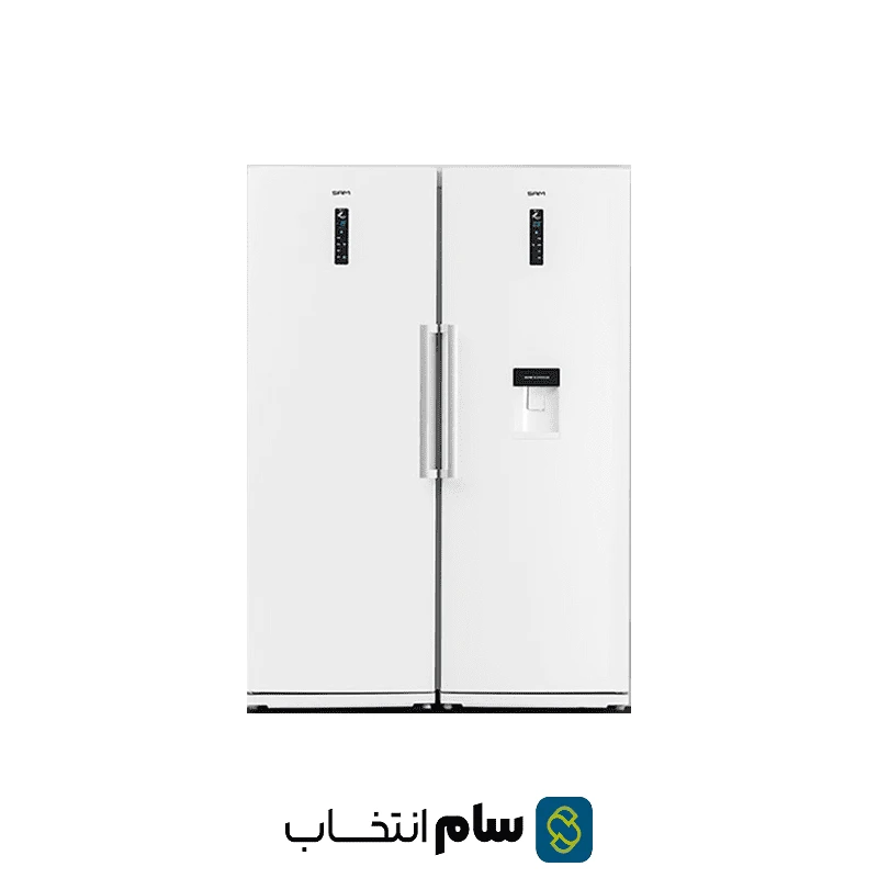 یخچال و فریزر دو قلو سام مدل RR40W-RZ40W
