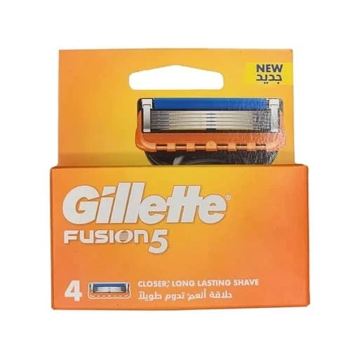 یدک تیغ ژیلت فیوژن GILLETTE FUSION 5 بسته4عددی اصل آلمان / بانوکالا