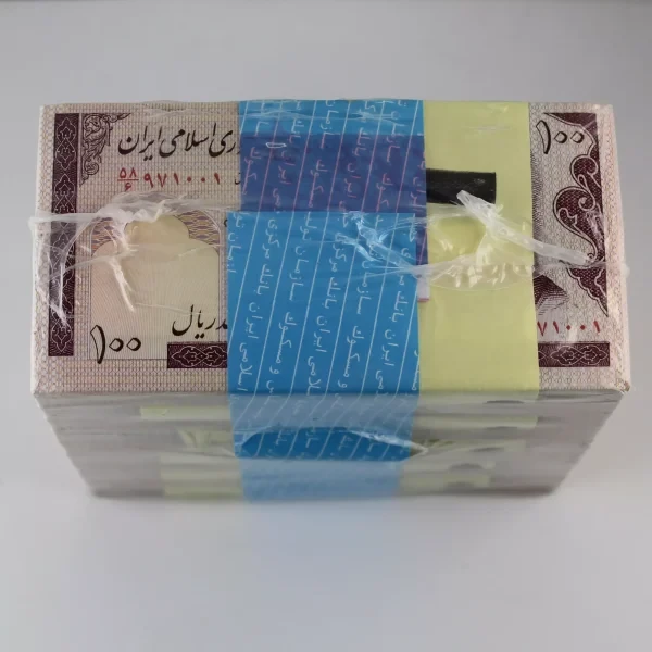 یک باکس اسکناس 10 تومانی مدرس جمهوری اسلامی – 10 بسته بانکی – 971001