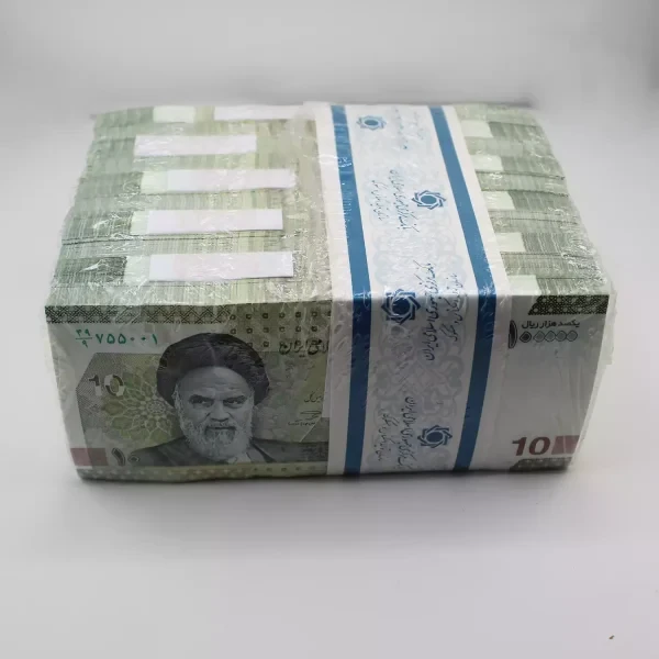 یک باکس اسکناس 10000 تومانی جمهوری اسلامی – 10 بسته بانکی – 755001