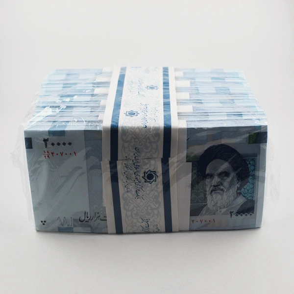 یک باکس اسکناس 2000 تومانی جمهوری اسلامی – 10 بسته سوپر بانکی – 18/407001